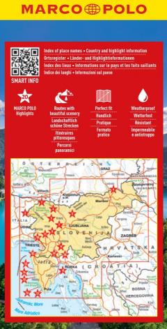 Slovenia and Istria Travel Map