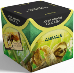 Joc de memorie educativ - Smart Memo - Animale (RO)