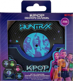 Set 4 suport pahare - KPop Demon Hunters - Demon Hunters and Demons Album