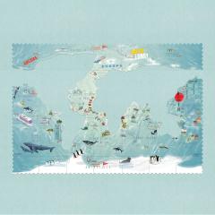 Puzzle educativ - Construieste Harta Lumii, 74 piese