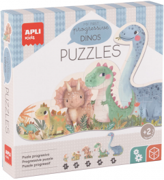 Puzzle educativ - My First Progressive Puzzle - Dino
