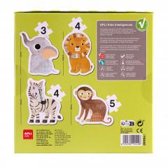 Puzzle educativ - My First Progressive Puzzle - Savanna