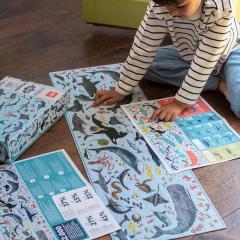 Puzzle 200 de piese - Ocean Endangered Animals