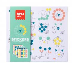 Set creativ - Stickers Game Geometric Animals