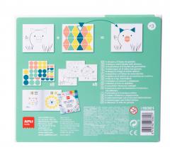 Set creativ - Stickers Game Geometric Animals