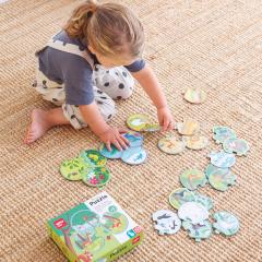 Puzzle educativ - Trio Puzzle - Animals