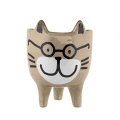 Suport pentru ghiveci - DAVID Chat à lunettes