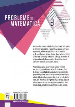 Probleme de matematică pentru clasa a IX-a. 2019-2020