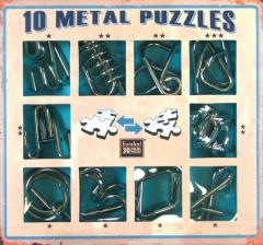 Set de 10 Puzzle-uri 3D - Metal - Blue