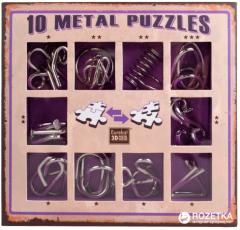 Set de 10 Puzzle-uri 3D - Metal - Purple