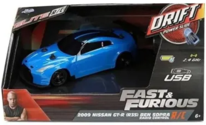 ミニカー Hotwheels FAST&d FURIOUS NET GARAGE GT-R Masina - Fast & Furious - Nissan GT-R - Jada Toys