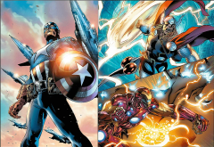 Set 4 puzzle-uri 250 piese - Marvel - Zile Eroice