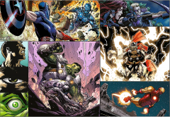 Set 4 puzzle-uri 250 piese - Marvel - Zile Eroice