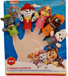 Marioneta pentru degete - Set 5 personaje Paw Patrol - Skye
