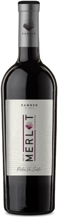 Vin rosu - Famber - Merlot, sec, 2020