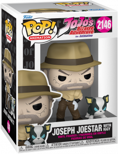 Figurina - Pop! Animation - JoJo's Bizarre Adventure - Joseph Joestar with Iggy