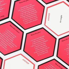 Joc trivia - Hexagon Family - 10 Clues