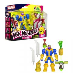 Figurina articulata cu accesorii - Marvel Avengers Mixmashers, Thanos