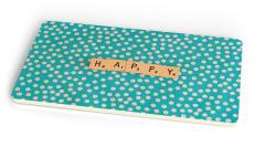 Tocator din bambus - Scrabble