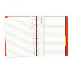 Carnet - Saffiano Bright - Orange