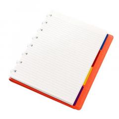 Carnet - Saffiano Bright - Orange