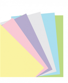 Rezerva hartie - Pastel A5 Plain Paper Notebook Filofax