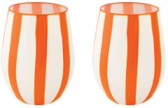 Set 2 pahare - Twist & Match - Portocaliu