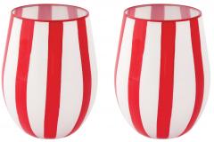 Set 2 pahare - Twist & Match - Rosu