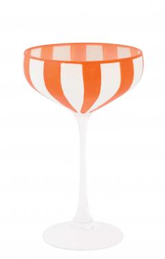 Pahar de sampanie - Twist & Orange - Portocaliu