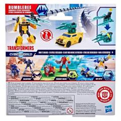 Figurina - Transformers Cyberworld - Armored Cyber Changed, Bumblebee