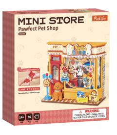 Book Nook - Puzzle 3D 98 piese - Pawfect