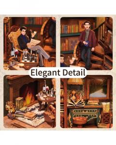 Book Nook - Puzzle 3D 286 piese - Violin Detective Agency