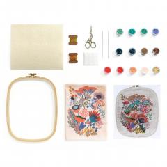 Set creativ broderie cu margele - Atelier 58