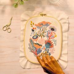 Set creativ broderie cu margele - Atelier 58