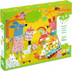 Set creativ - Colaj cu autoadezive - Animale