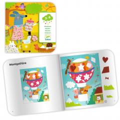 Set creativ - Colaj cu autoadezive - Animale