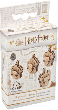 Puzzle 3D - Harry Potter - Hogwarts Houses, 48 piese