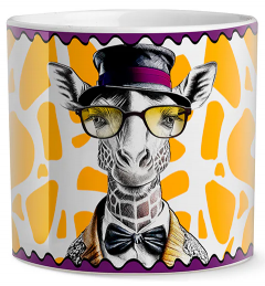 Ghiveci decorativ - Human Essence Giraffe - Far-Sightedness, 7x7cm