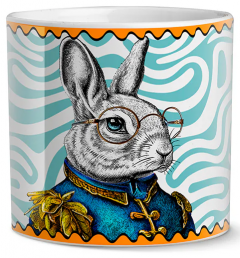 Ghiveci decorativ - Human Essence Rabbit - Energy, 7x7cm