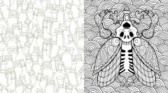 Oddities & Curiosities Coloring Book