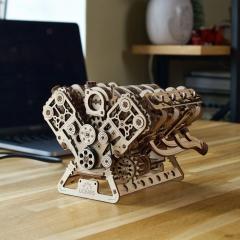 Book-nook - Puzzle 3D 776 piese - V8 Engine