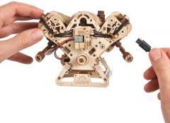 Book-nook - Puzzle 3D 776 piese - V8 Engine