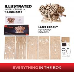 Book-nook - Puzzle 3D 776 piese - V8 Engine