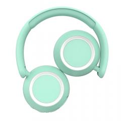 Casti wireless pentru copii - Lumina Verde