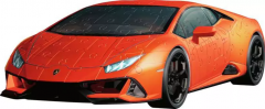 Puzzle 3D - Lamborghini Huracan Evo Portocaliu