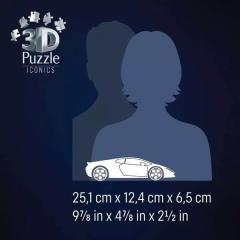 Puzzle 3D - Lamborghini Huracan Evo Portocaliu