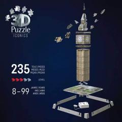 Puzzle 3D - Big Ben, with light