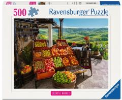 Puzzle 500 de piese - Fruit and Vegetable Market, Croatia