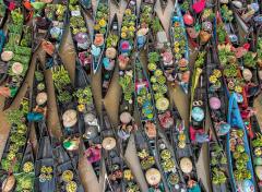Puzzle - Floating Market - Indonesia, 500 piese