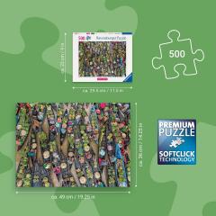 Puzzle - Floating Market - Indonesia, 500 piese